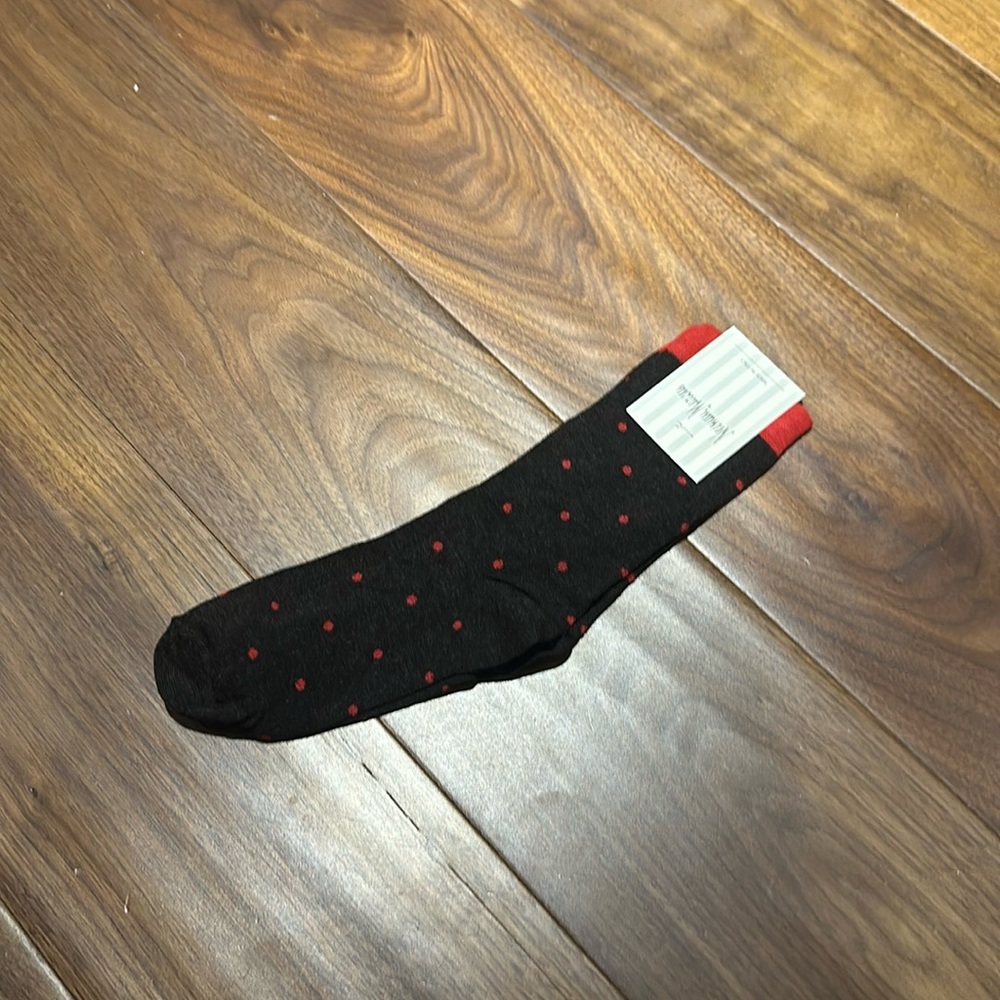 Cute polka dot socks. Size is small.